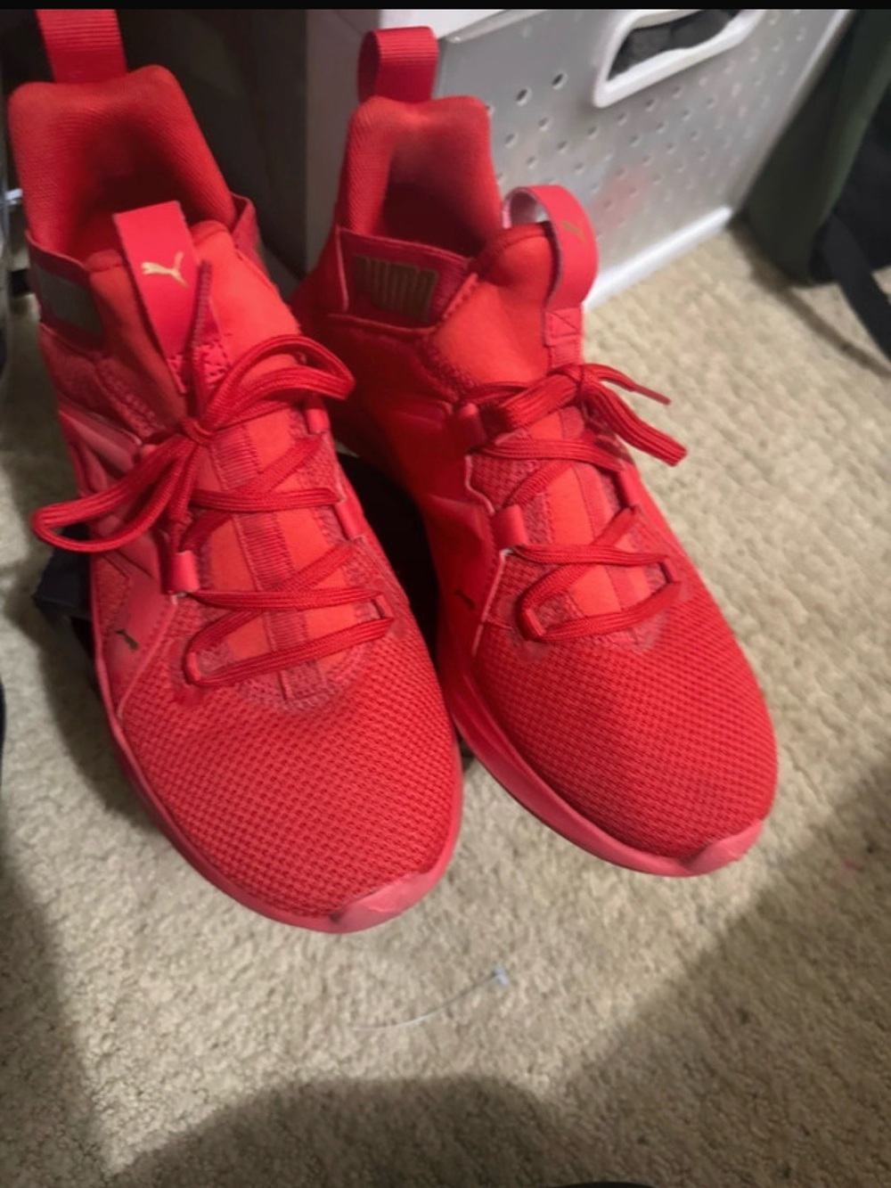 Puma Women’s All-Red Athletic Sneakers